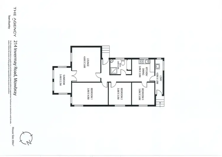 Floorplan of Homely house listing, 214 Invermay Road, Mowbray TAS 7248
