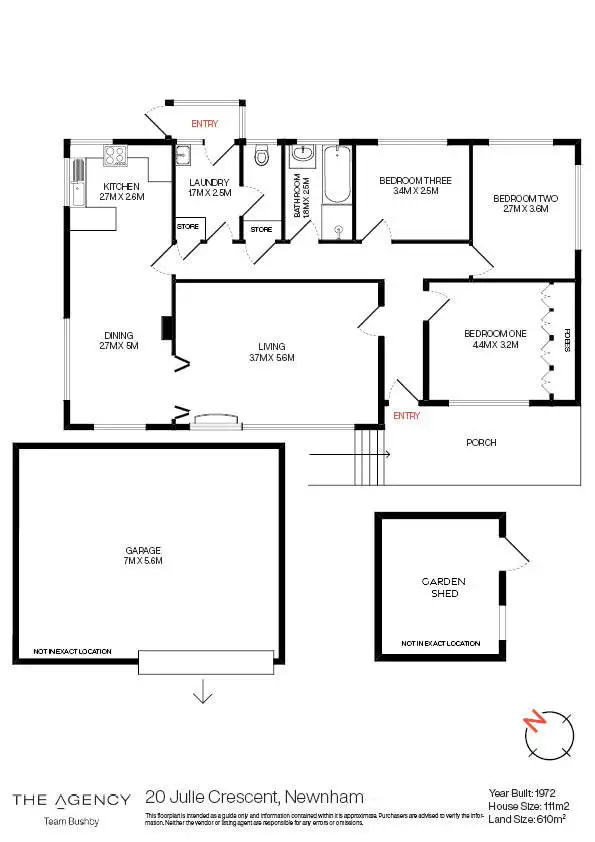 Floorplan of Homely house listing, 20 Julie Crescent, Newnham TAS 7248