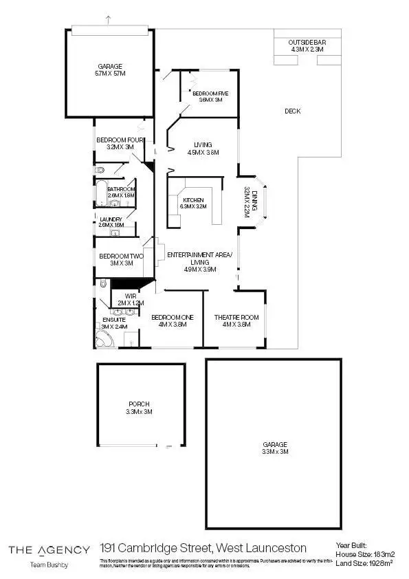 Floorplan of Homely house listing, 191 Cambridge Street, West Launceston TAS 7250