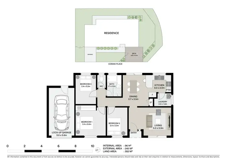 Floorplan of Homely house listing, 1/6 Coraki Close, Ourimbah NSW 2258