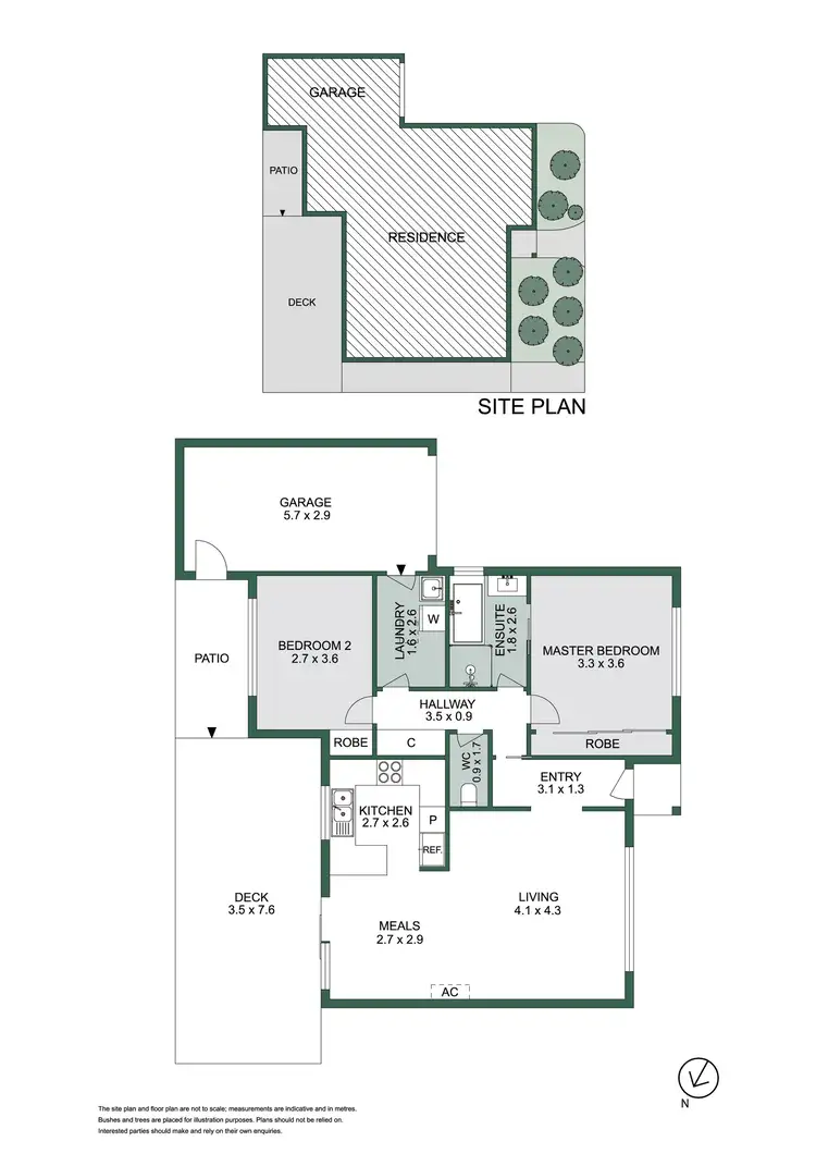 Floorplan of Homely unit listing, 1/1 Eulinga Avenue, Aspendale VIC 3195