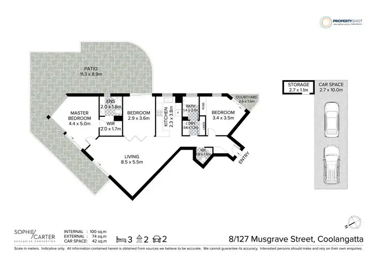 Floorplan of Homely unit listing, 8/127 Musgrave Street, Coolangatta QLD 4225