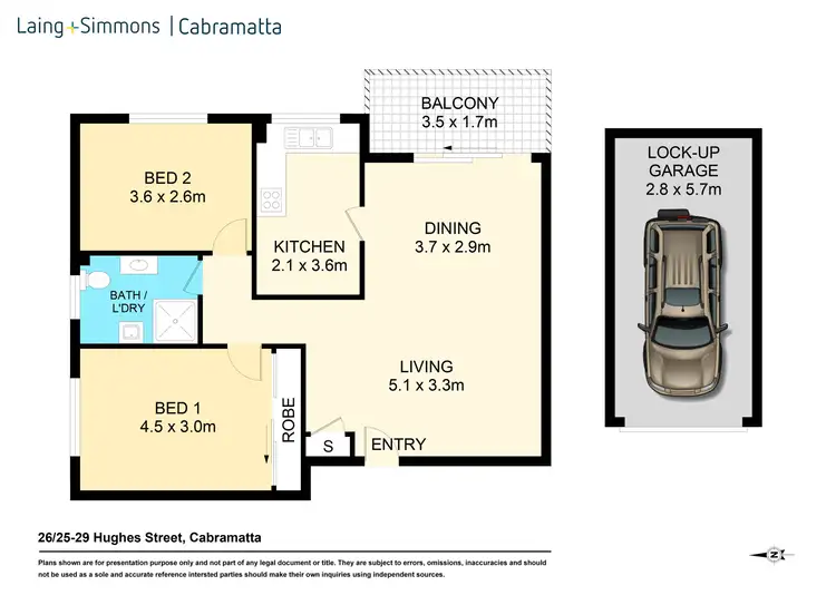 Floorplan of Homely unit listing, 26/25-29 Hughes Street, Cabramatta NSW 2166