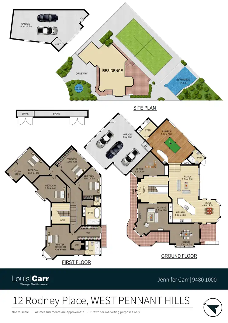 Floorplan of Homely house listing, 12 Rodney Place, West Pennant Hills NSW 2125