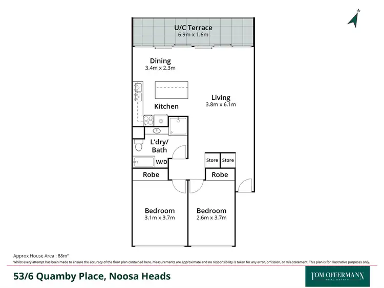 Floorplan of Homely unit listing, 53/6 Quamby Place, Noosa Heads QLD 4567