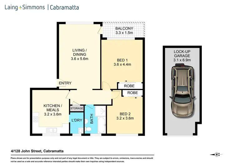 Floorplan of Homely unit listing, 4/128 John Street, Cabramatta NSW 2166