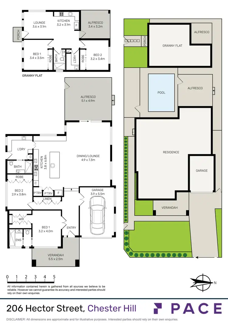 Floorplan of Homely house listing, 206 Hector Street, Chester Hill NSW 2162