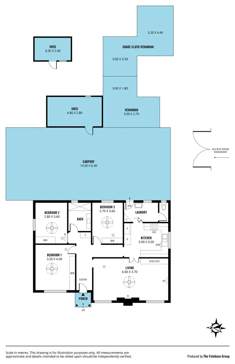 Floorplan of Homely house listing, 45 Calstock Avenue, Edwardstown SA 5039