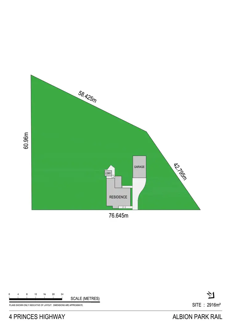 Floorplan of Homely land listing, 4 Princes Highway, Albion Park Rail NSW 2527