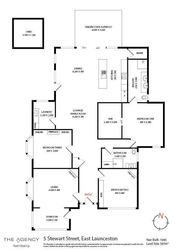 Floorplan of Homely house listing, 5 Stewart Street, East Launceston TAS 7250
