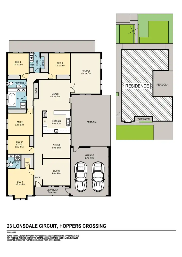 Floorplan of Homely house listing, 23 Lonsdale Circuit, Hoppers Crossing VIC 3029