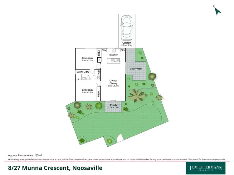 Floorplan of Homely unit listing, 8/27 Munna Crescent, Noosaville QLD 4566