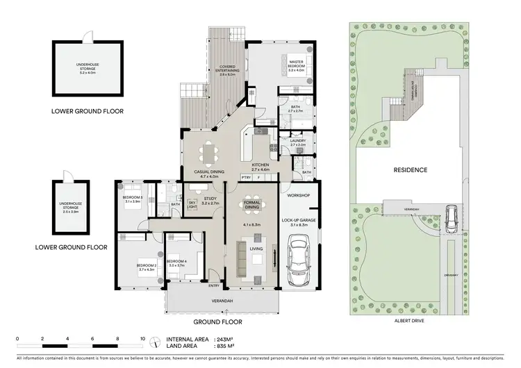 Floorplan of Homely house listing, 10 Albert Drive, Killara NSW 2071