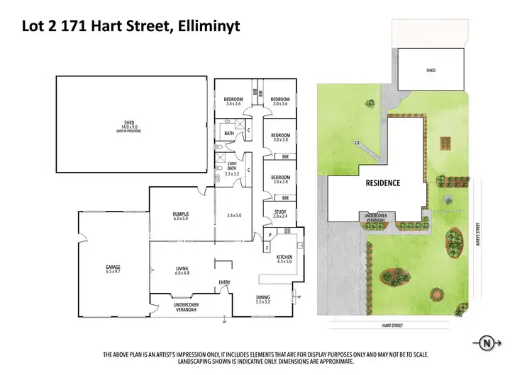 Floorplan of Homely house listing, 171 Hart Street, Elliminyt VIC 3250
