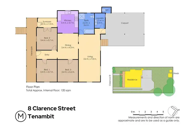 Floorplan of Homely house listing, 8 Clarence Street, Tenambit NSW 2323