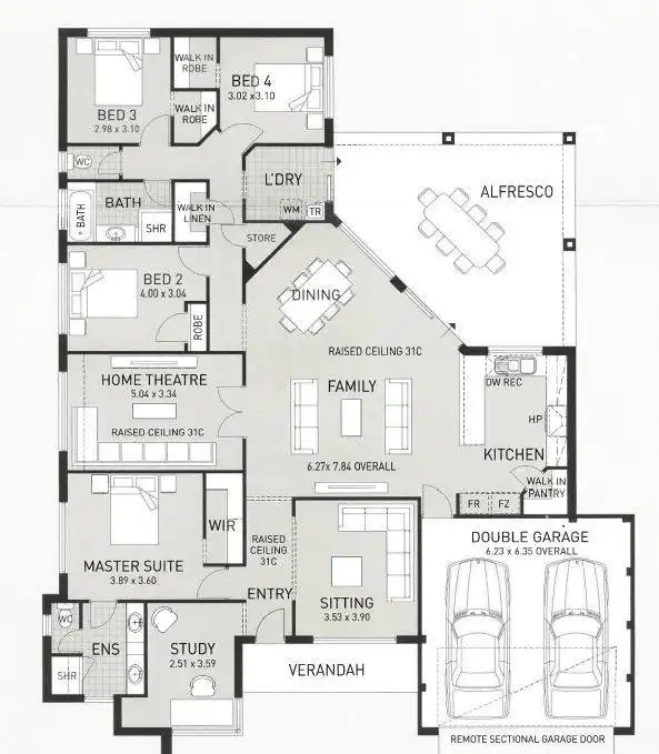 Floorplan of Homely house listing, 10 Lunar Avenue, Australind WA 6233