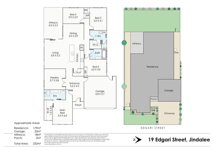 Floorplan of Homely house listing, 19 Edgari Street, Jindalee WA 6036