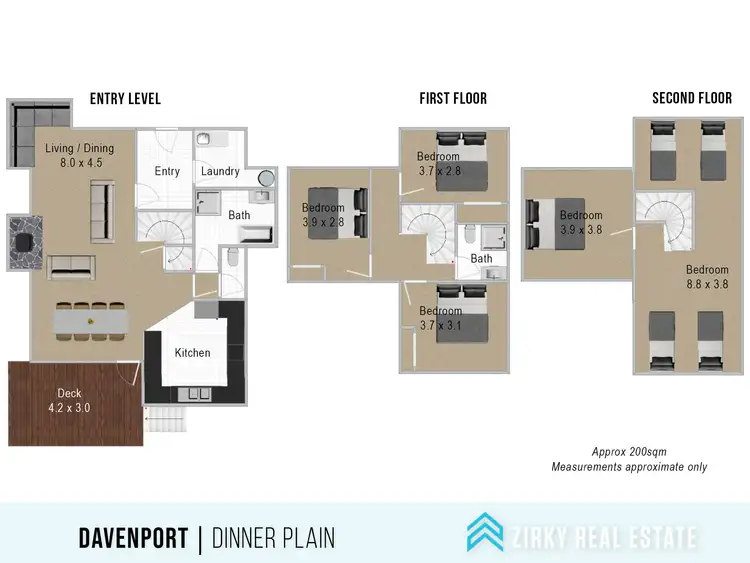 Floorplan of Homely house listing, 3 Morning Star Lane, Dinner Plain VIC 3898