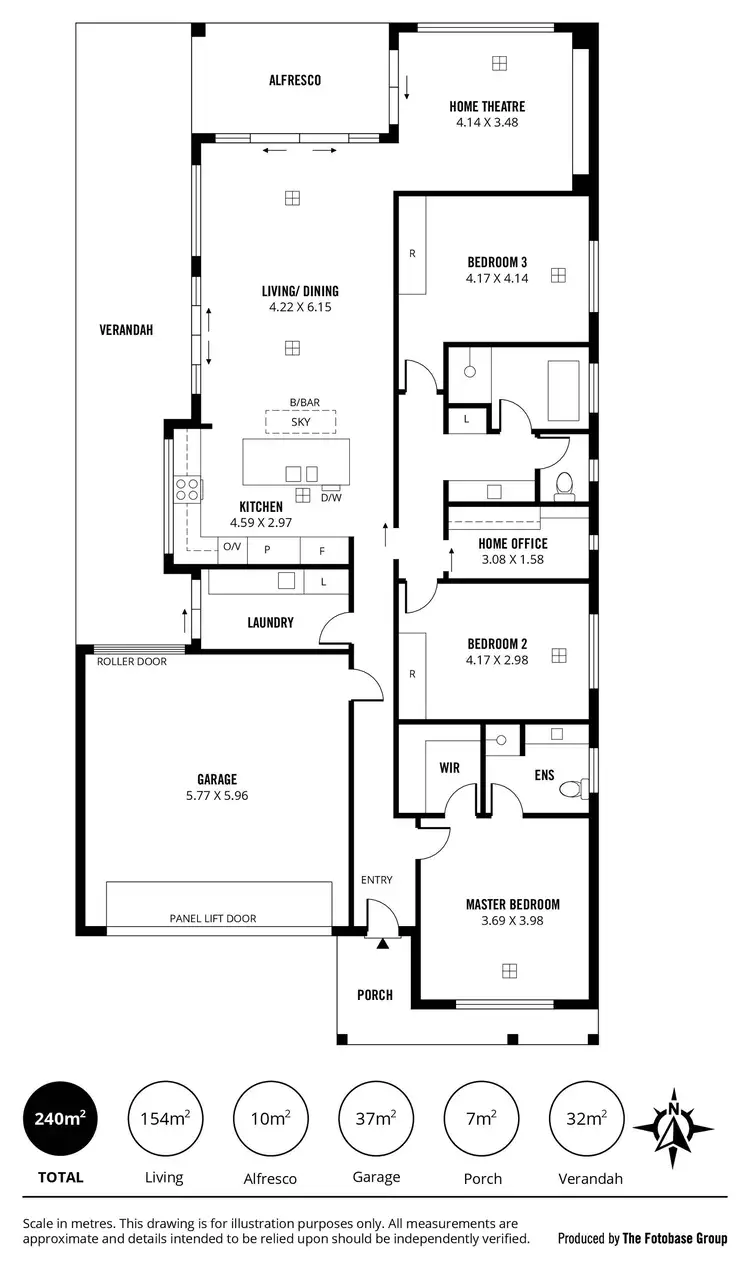 Floorplan of Homely house listing, 47 Highland Circuit, Blakeview SA 5114
