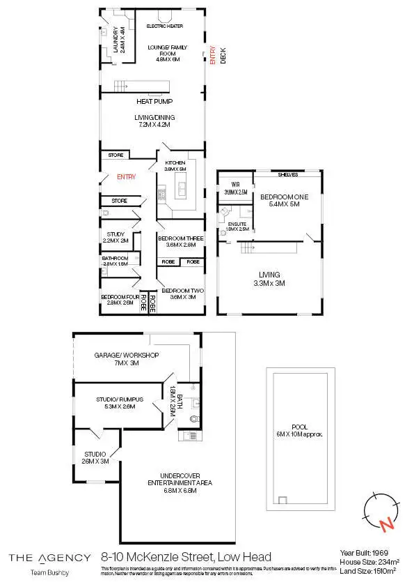 Floorplan of Homely house listing, 8-10 Mckenzie Drive, Low Head TAS 7253