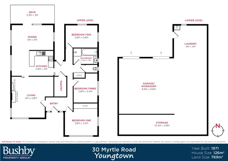 Floorplan of Homely house listing, 30 Myrtle Road, Youngtown TAS 7249