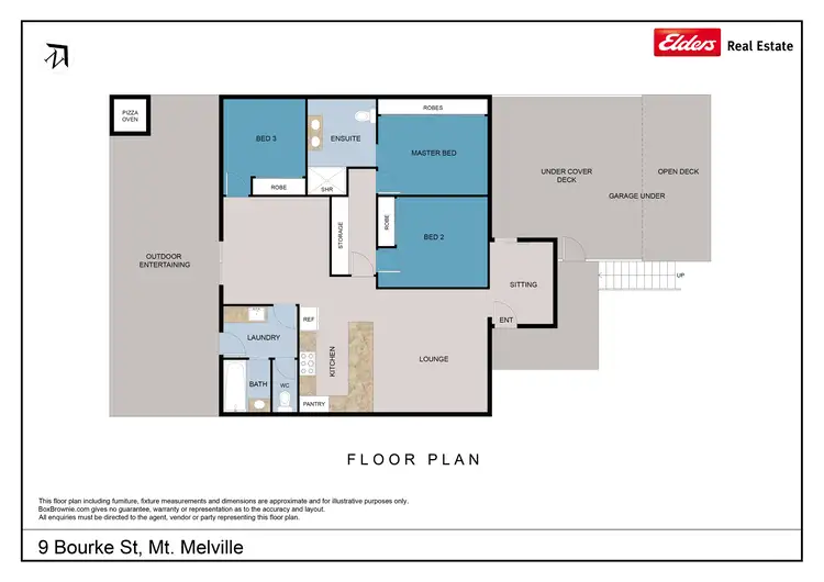 Floorplan of Homely house listing, 9 Bourke Street, Mount Melville WA 6330