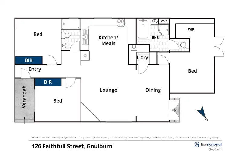 Floorplan of Homely house listing, 126 Faithfull Street, Goulburn NSW 2580