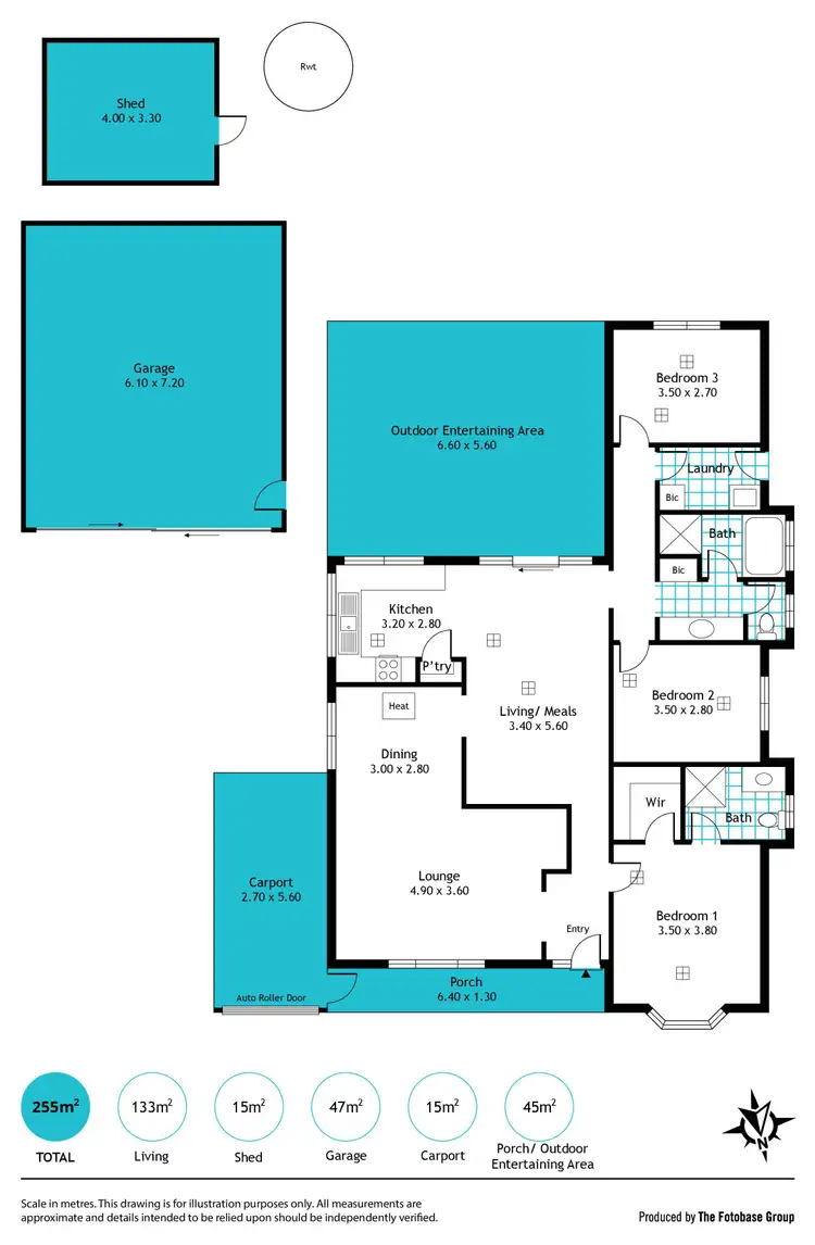 Floorplan of Homely house listing, 2 Tern Court, Seaford Rise SA 5169