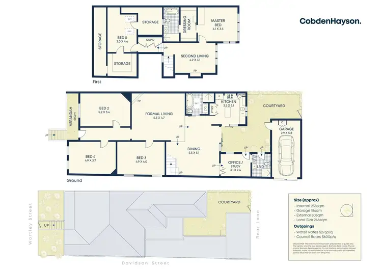 Floorplan of Homely house listing, 23 Wortley Street, Balmain NSW 2041