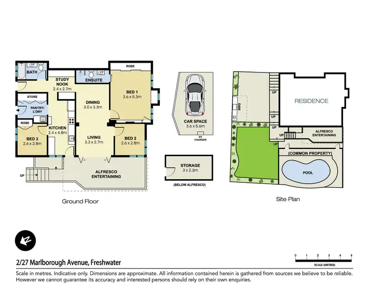 Floorplan of Homely house listing, 2/27 Marlborough Avenue, Freshwater NSW 2096