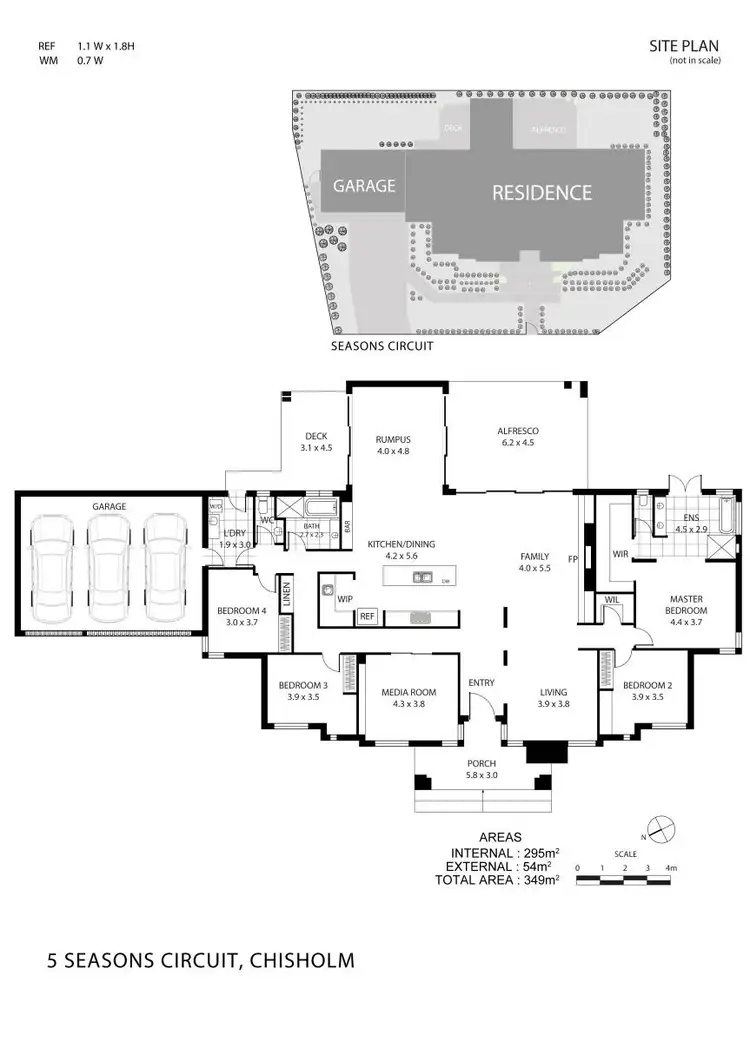 Floorplan of Homely house listing, 5 Seasons Circuit, Chisholm NSW 2322