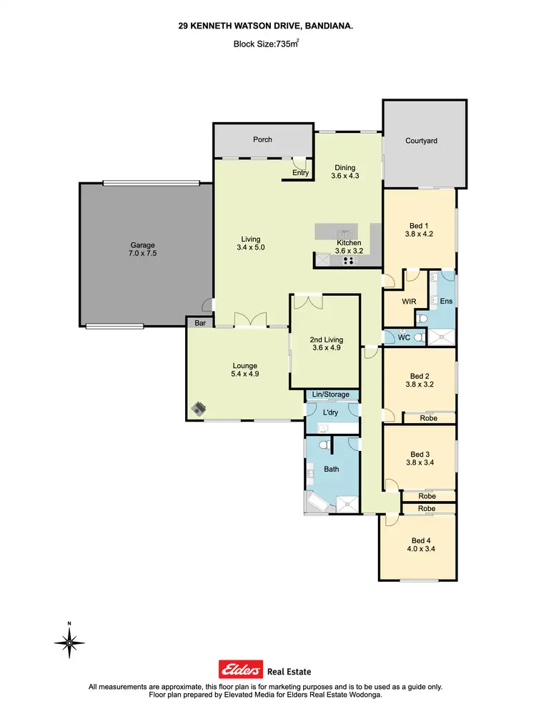 Floorplan of Homely house listing, 29 Kenneth Watson Drive, Bandiana VIC 3691