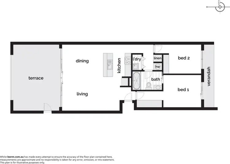 Floorplan of Homely apartment listing, 30/20 Beissel Street, Belconnen ACT 2617