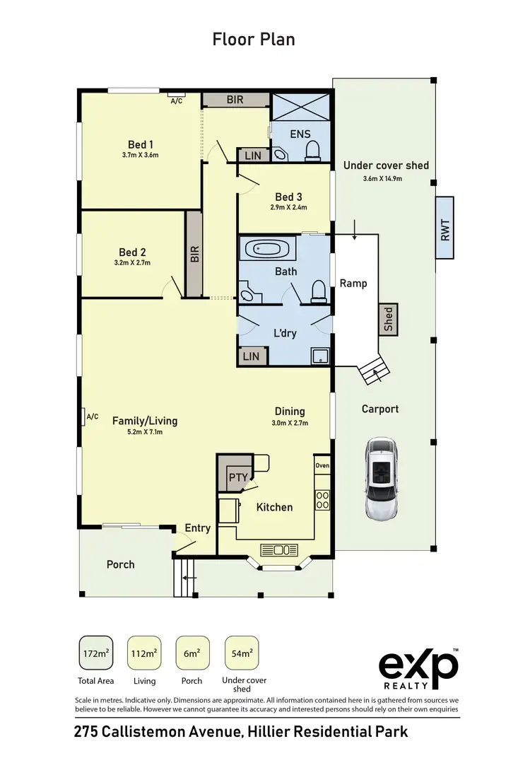 Floorplan of Homely house listing, Site 275 Callistemon/36 Hillier Road, Hillier SA 5116
