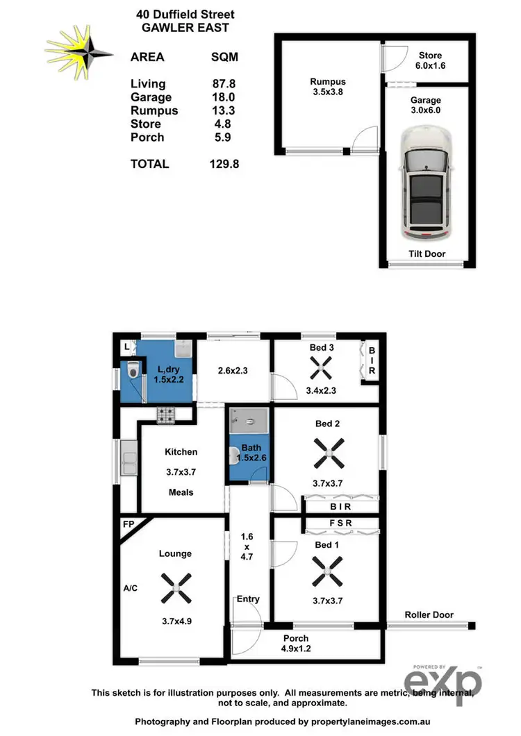 Floorplan of Homely house listing, 40 Duffield Street, Gawler East SA 5118