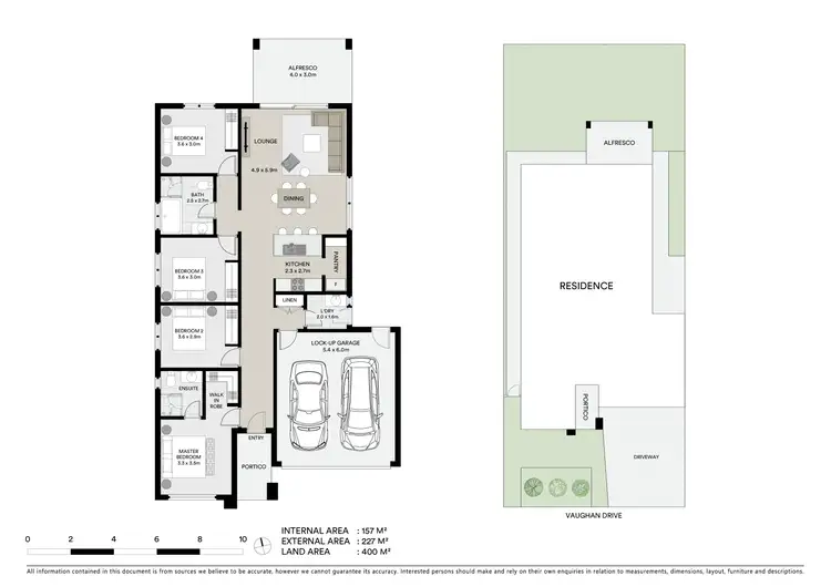 Floorplan of Homely house listing, 48 Vaughan Drive, Armstrong Creek VIC 3217
