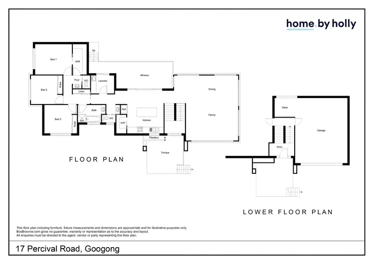 Floorplan of Homely house listing, 17 Percival Road, Googong NSW 2620