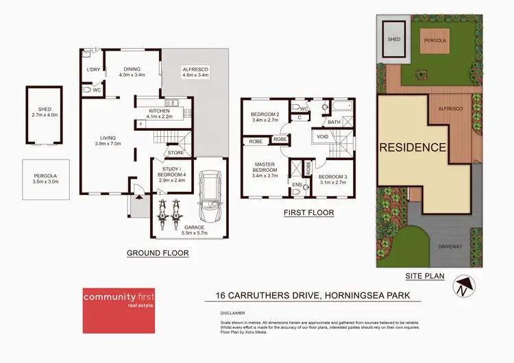 Floorplan of Homely house listing, 16 Carruthers Drive, Horningsea Park NSW 2171
