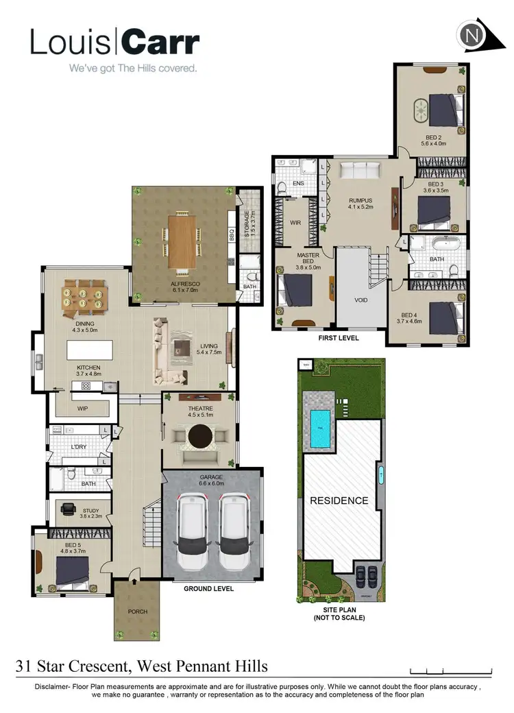 Floorplan of Homely house listing, 31 Star Crescent, West Pennant Hills NSW 2125