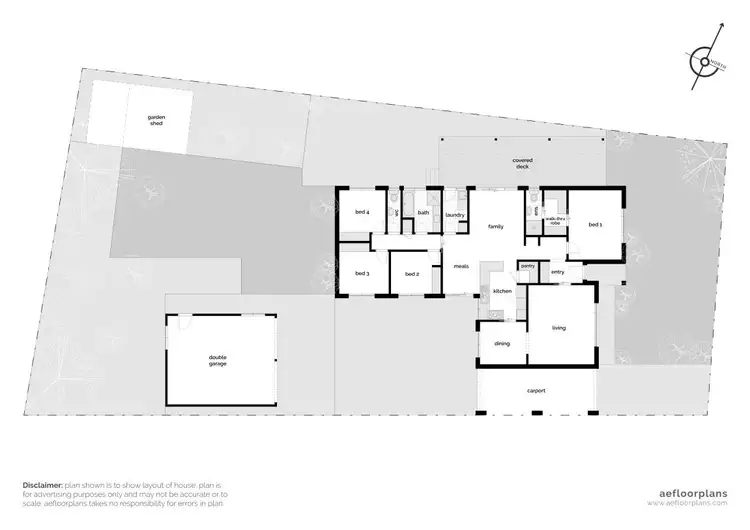Floorplan of Homely house listing, 3 Inman Place, Kaleen ACT 2617