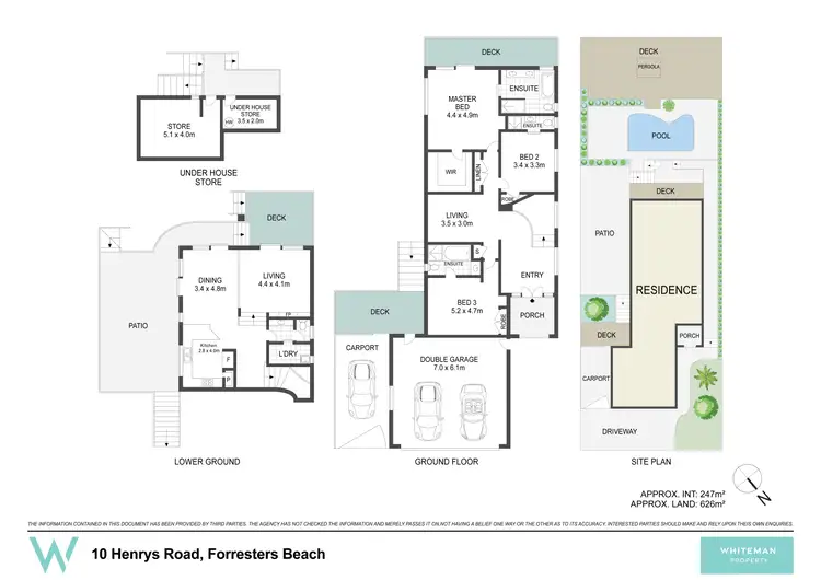 Floorplan of Homely house listing, 10 Henrys Road, Forresters Beach NSW 2260