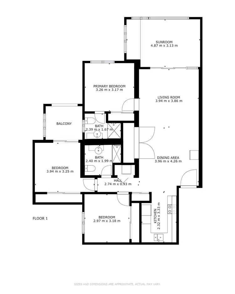 Floorplan of Homely apartment listing, 20/164-172 Spence Street, Bungalow QLD 4870