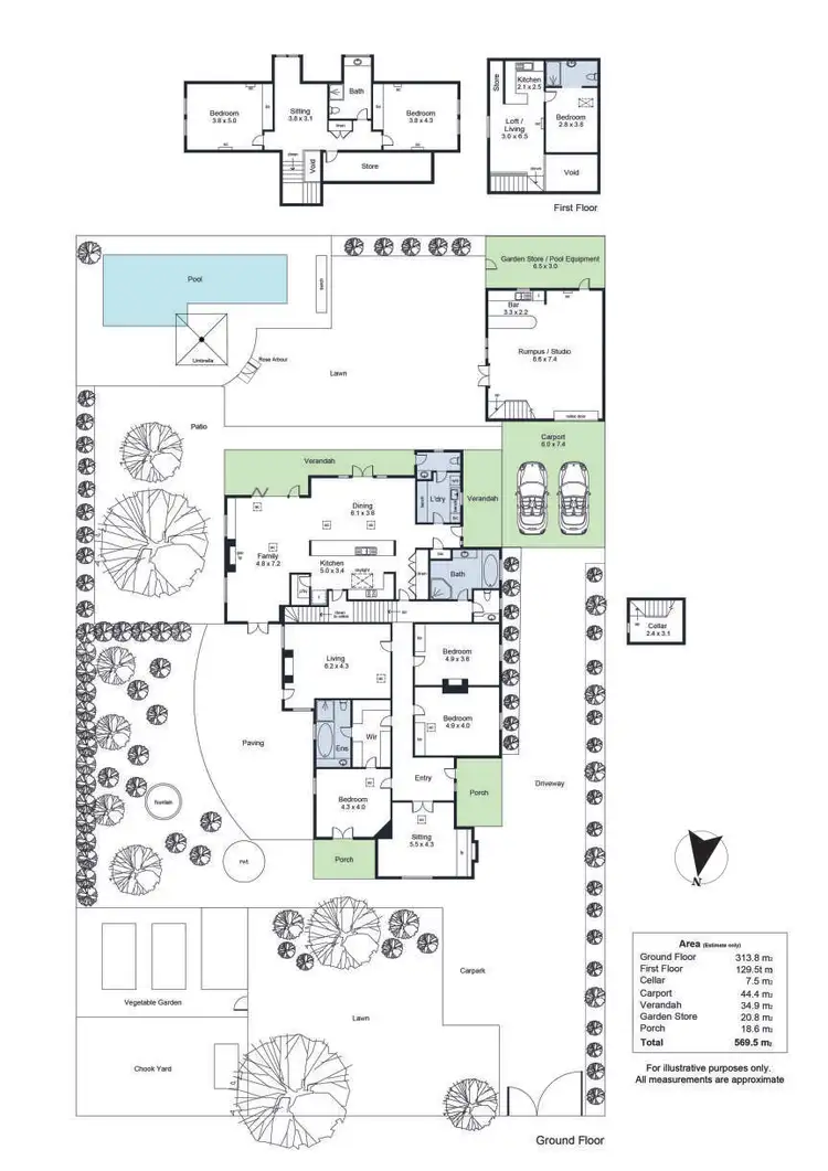 Floorplan of Homely house listing, 43 Clifton Street, Malvern SA 5061