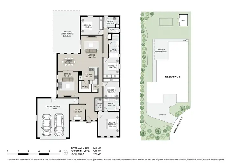 Floorplan of Homely house listing, 10 Warrawee Place, Ulladulla NSW 2539