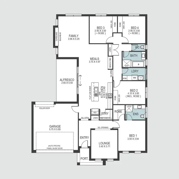 Floorplan of Homely house listing, 5 Monarch Parade, Roseworthy SA 5371
