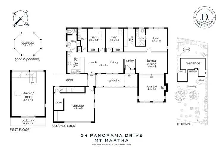 Floorplan of Homely house listing, 94 Panorama Drive, Mount Martha VIC 3934