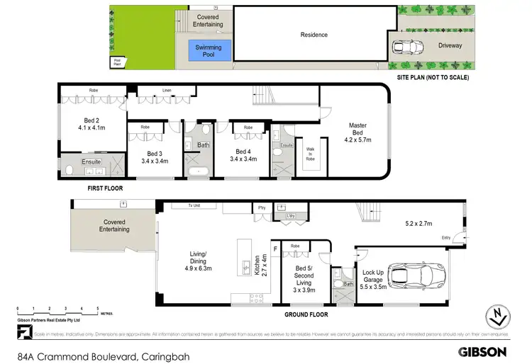 Floorplan of Homely semi-detached listing, 84A Crammond Boulevard, Caringbah NSW 2229