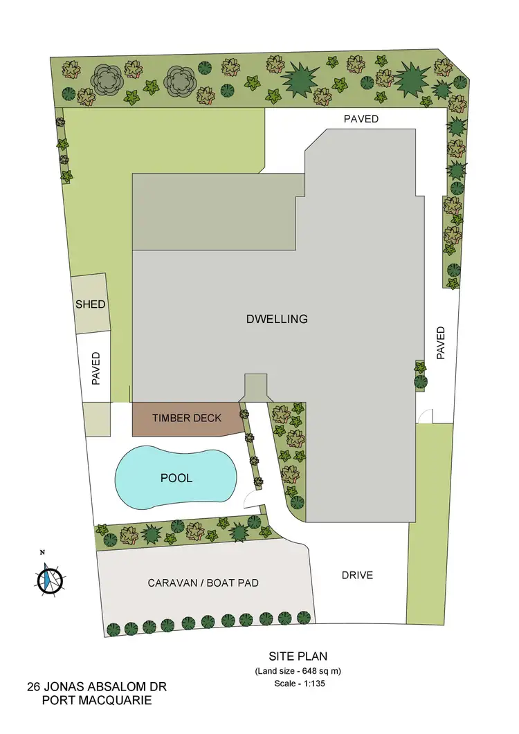 Floorplan of Homely house listing, 26 Jonas Absalom Drive, Port Macquarie NSW 2444