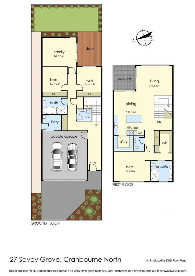 Floorplan of Homely house listing, 27 Savoy Grove, Cranbourne North VIC 3977