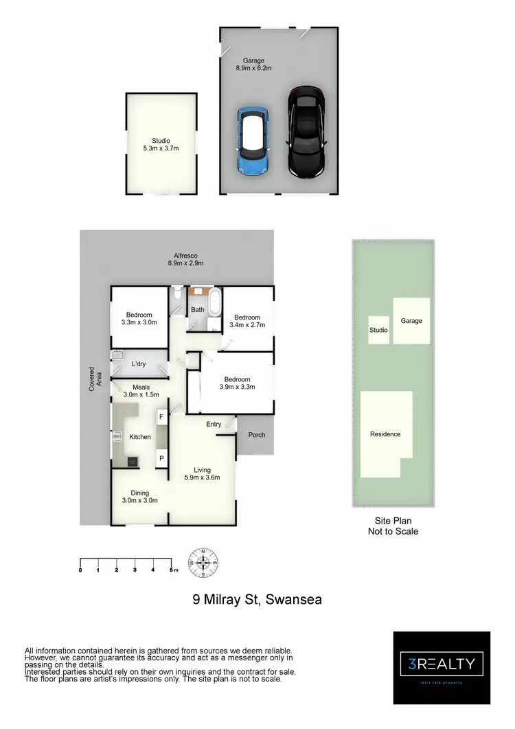 Floorplan of Homely house listing, 9 Milray Street, Swansea NSW 2281